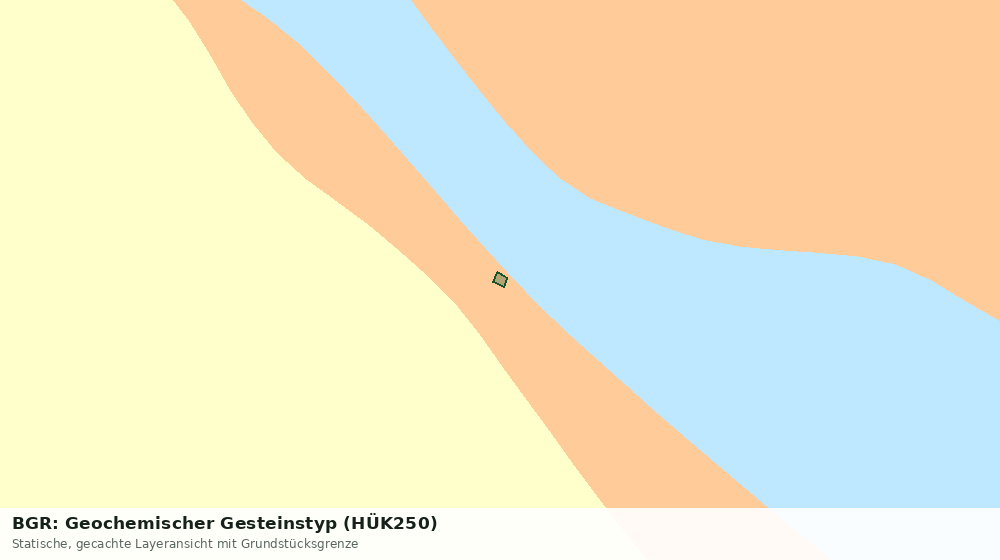 Statische Kartenansicht: BGR: Geochemischer Gesteinstyp (HÜK250)