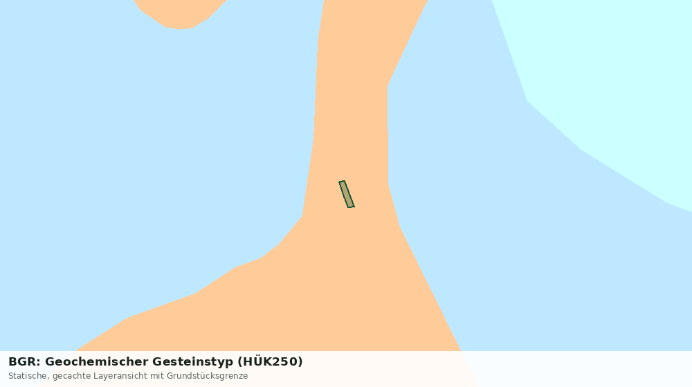 Statische Kartenansicht: BGR: Geochemischer Gesteinstyp (HÜK250)