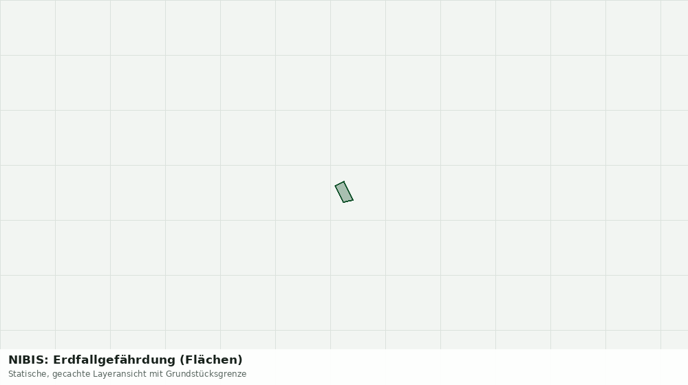 Statische Kartenansicht: NIBIS: Erdfallgefährdung (Flächen)