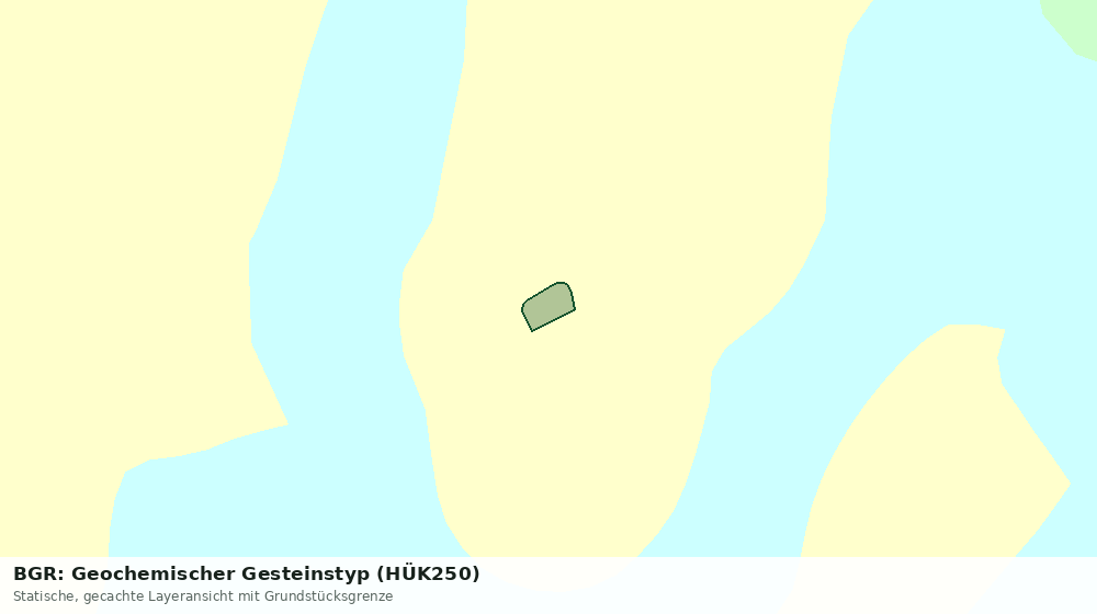 Statische Kartenansicht: BGR: Geochemischer Gesteinstyp (HÜK250)