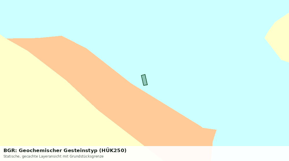 Statische Kartenansicht: BGR: Geochemischer Gesteinstyp (HÜK250)