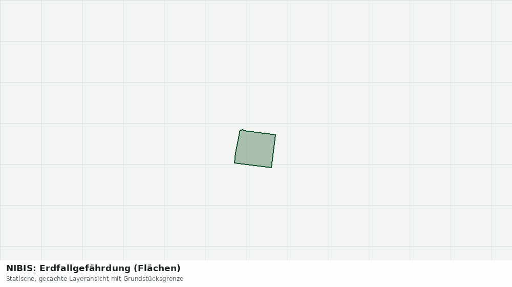 Statische Kartenansicht: NIBIS: Erdfallgefährdung (Flächen)