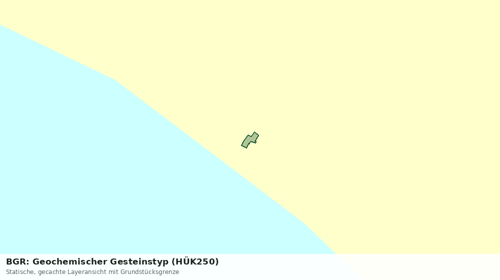 Statische Kartenansicht: BGR: Geochemischer Gesteinstyp (HÜK250)