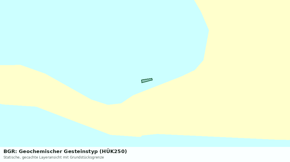 Statische Kartenansicht: BGR: Geochemischer Gesteinstyp (HÜK250)