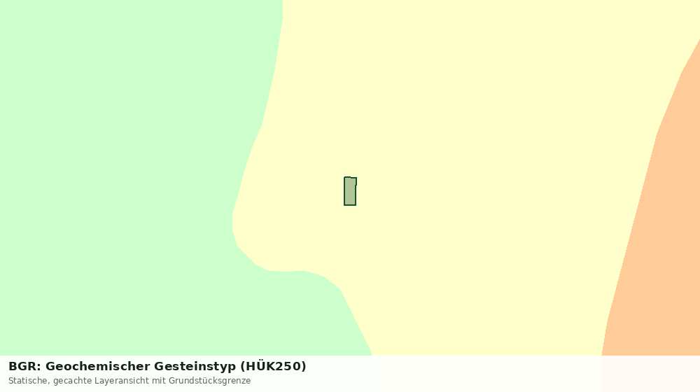 Statische Kartenansicht: BGR: Geochemischer Gesteinstyp (HÜK250)