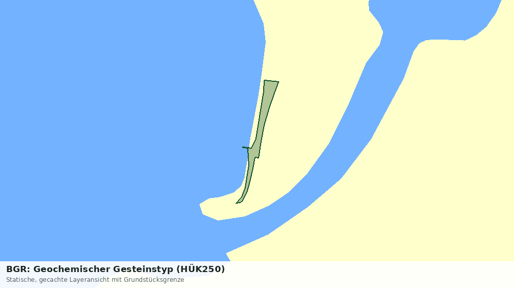 Statische Kartenansicht: BGR: Geochemischer Gesteinstyp (HÜK250)