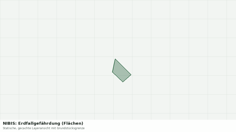Statische Kartenansicht: NIBIS: Erdfallgefährdung (Flächen)
