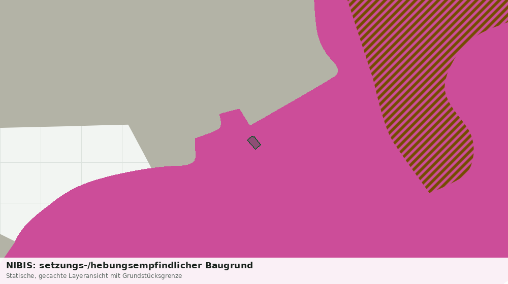 Statische Kartenansicht: NIBIS: setzungs-/hebungsempfindlicher Baugrund