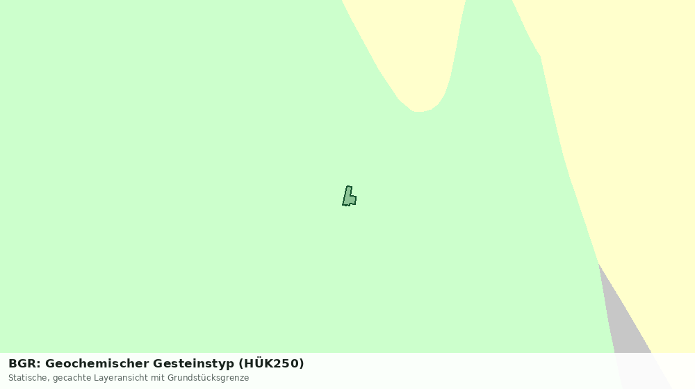 Statische Kartenansicht: BGR: Geochemischer Gesteinstyp (HÜK250)