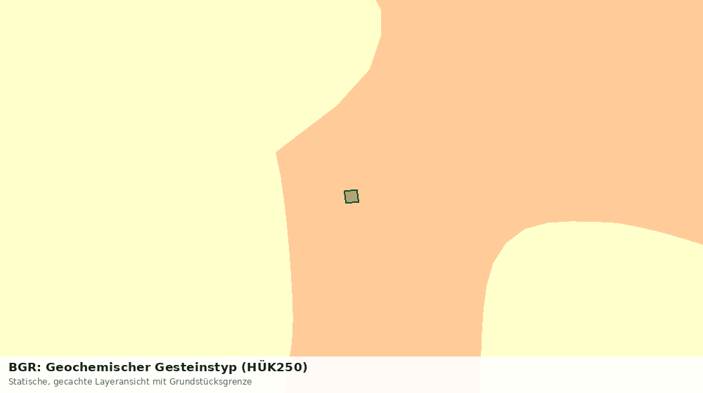 Statische Kartenansicht: BGR: Geochemischer Gesteinstyp (HÜK250)