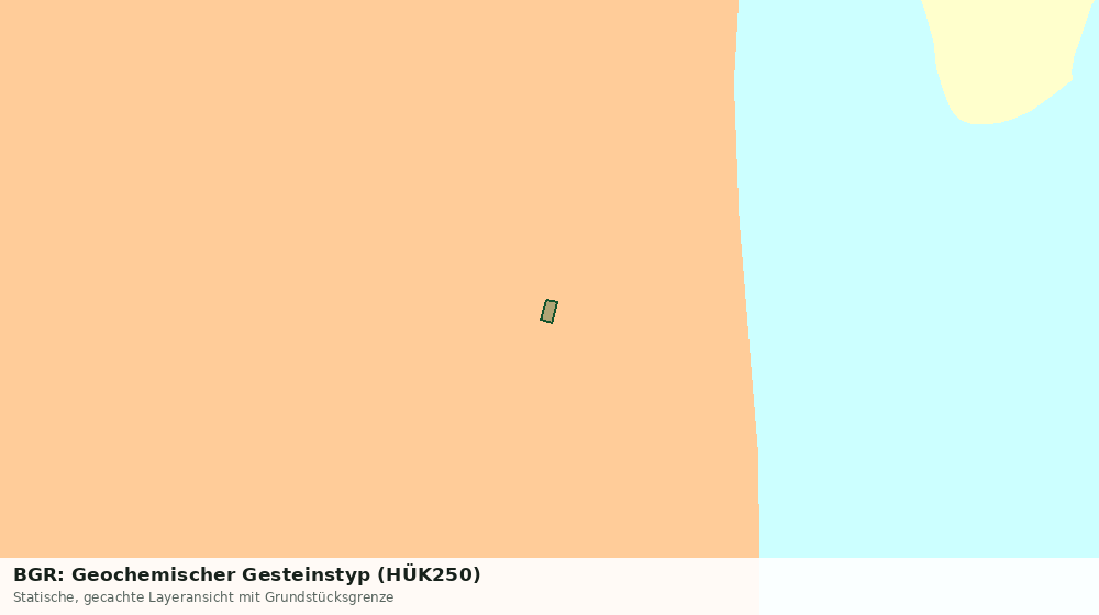 Statische Kartenansicht: BGR: Geochemischer Gesteinstyp (HÜK250)