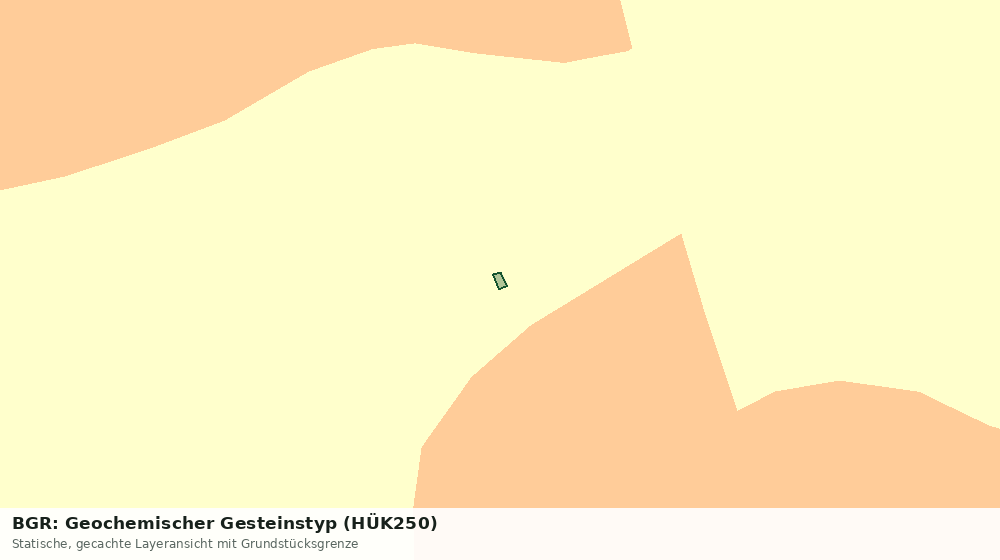 Statische Kartenansicht: BGR: Geochemischer Gesteinstyp (HÜK250)
