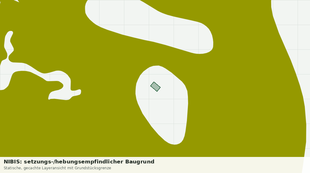 Statische Kartenansicht: NIBIS: setzungs-/hebungsempfindlicher Baugrund