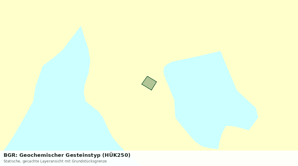Statische Kartenansicht: BGR: Geochemischer Gesteinstyp (HÜK250)