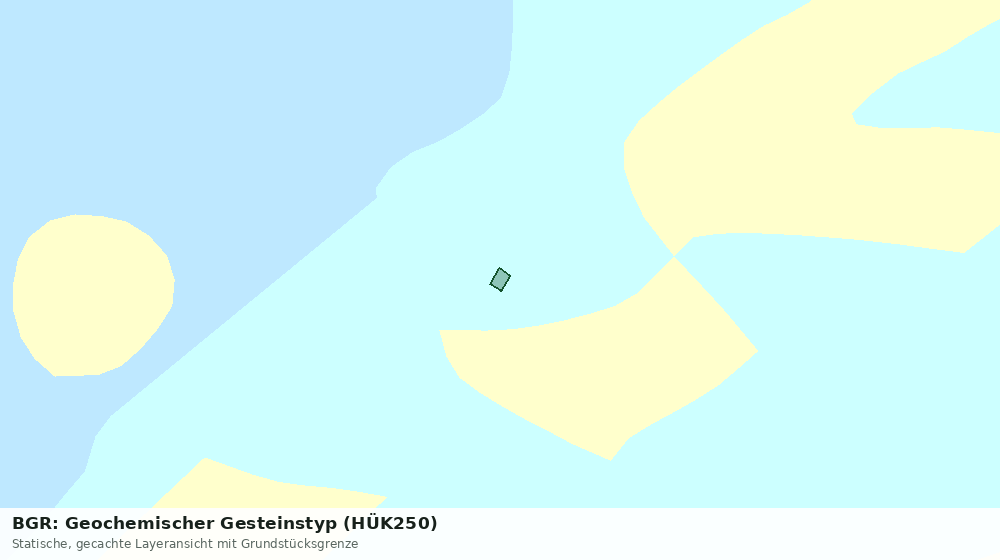 Statische Kartenansicht: BGR: Geochemischer Gesteinstyp (HÜK250)