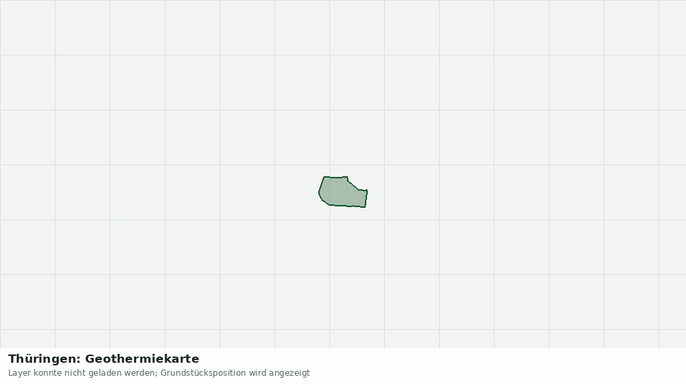 Statische Kartenansicht: Thüringen: Geothermiekarte