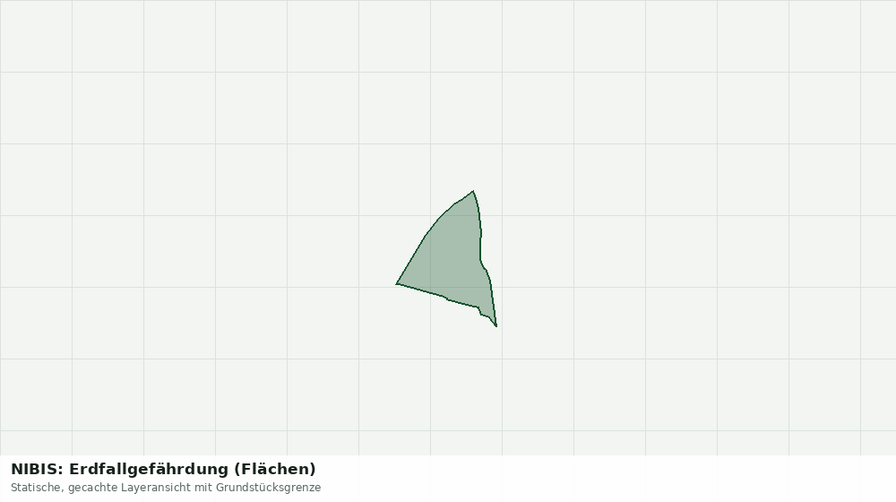Statische Kartenansicht: NIBIS: Erdfallgefährdung (Flächen)