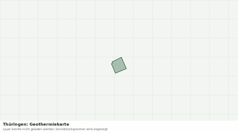 Statische Kartenansicht: Thüringen: Geothermiekarte