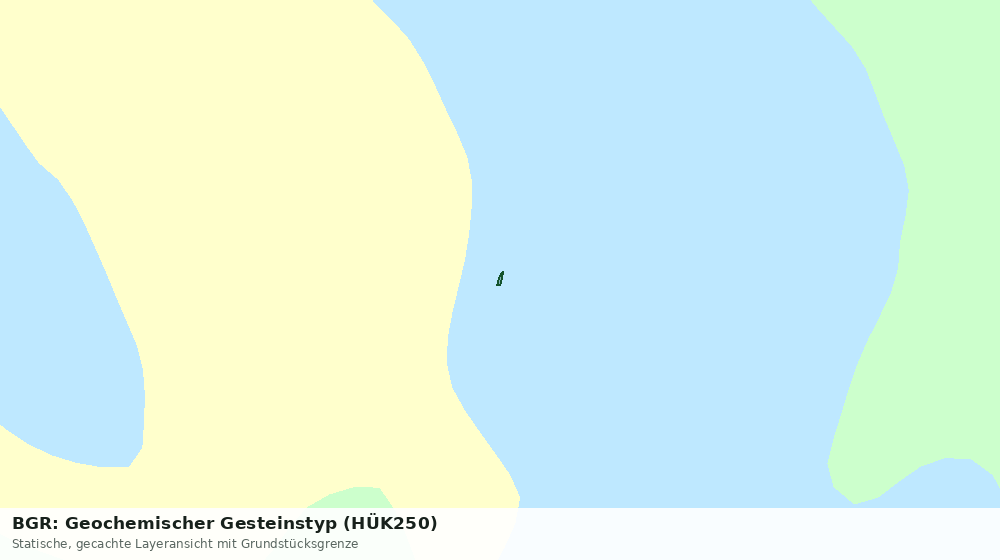 Statische Kartenansicht: BGR: Geochemischer Gesteinstyp (HÜK250)