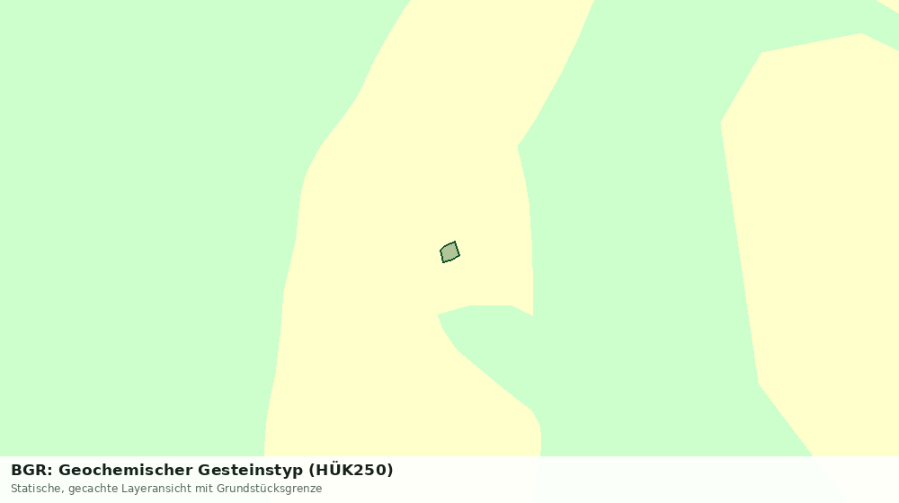 Statische Kartenansicht: BGR: Geochemischer Gesteinstyp (HÜK250)