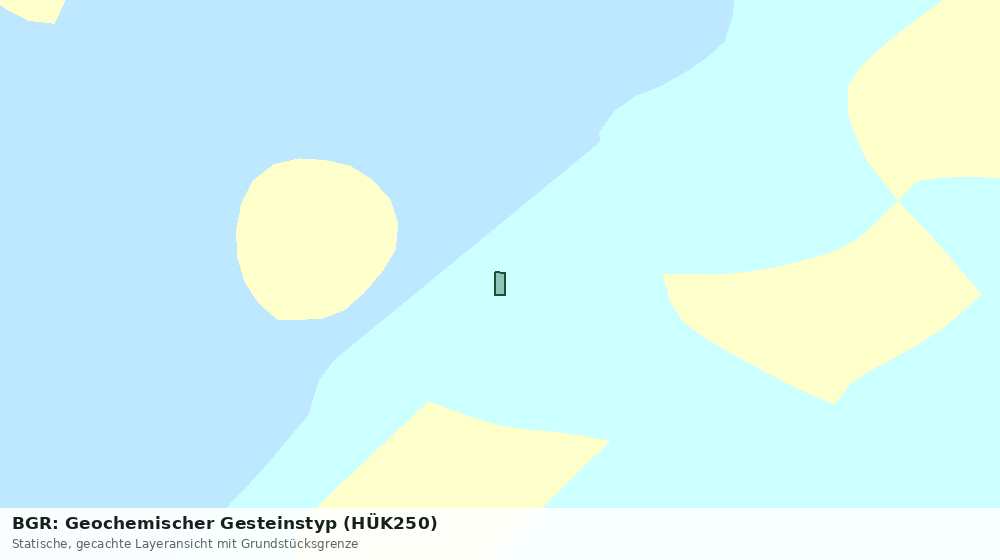 Statische Kartenansicht: BGR: Geochemischer Gesteinstyp (HÜK250)