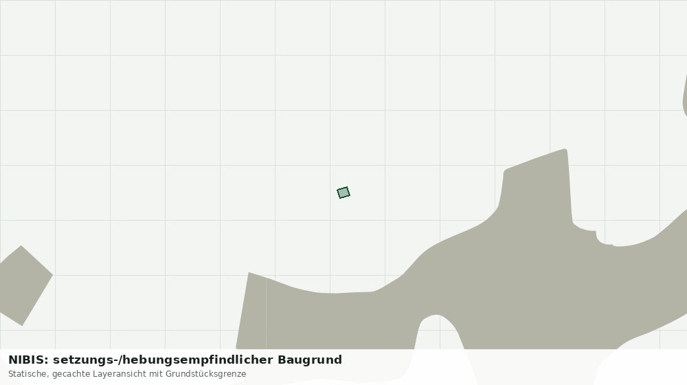 Statische Kartenansicht: NIBIS: setzungs-/hebungsempfindlicher Baugrund