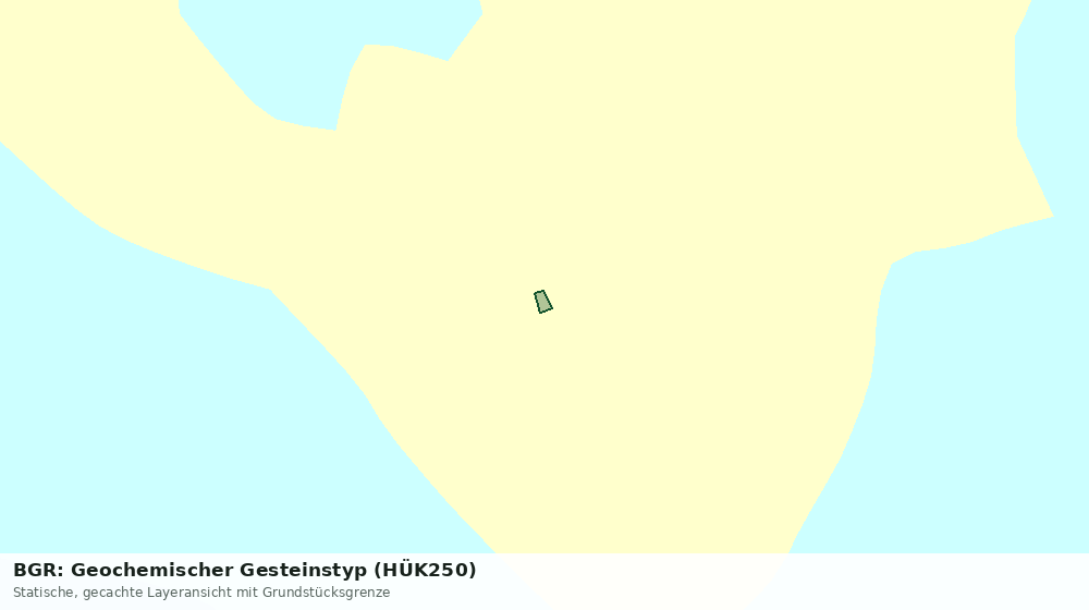 Statische Kartenansicht: BGR: Geochemischer Gesteinstyp (HÜK250)