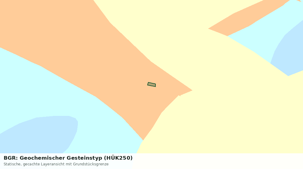 Statische Kartenansicht: BGR: Geochemischer Gesteinstyp (HÜK250)