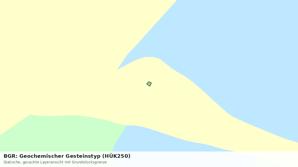 Statische Kartenansicht: BGR: Geochemischer Gesteinstyp (HÜK250)
