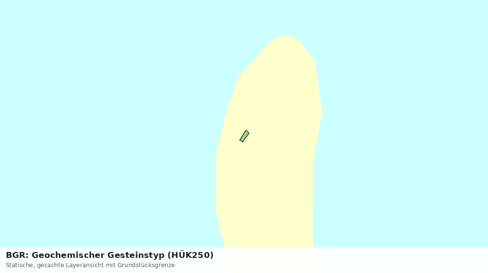 Statische Kartenansicht: BGR: Geochemischer Gesteinstyp (HÜK250)
