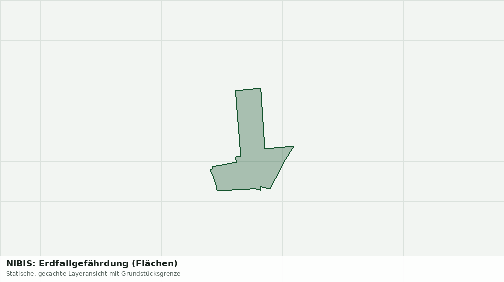 Statische Kartenansicht: NIBIS: Erdfallgefährdung (Flächen)