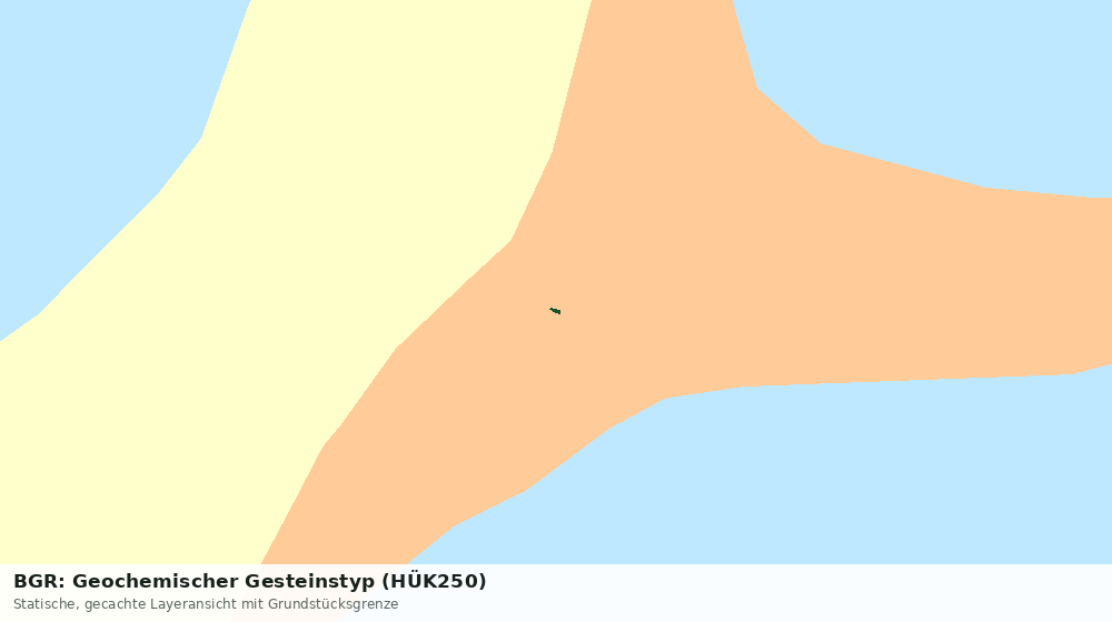 Statische Kartenansicht: BGR: Geochemischer Gesteinstyp (HÜK250)