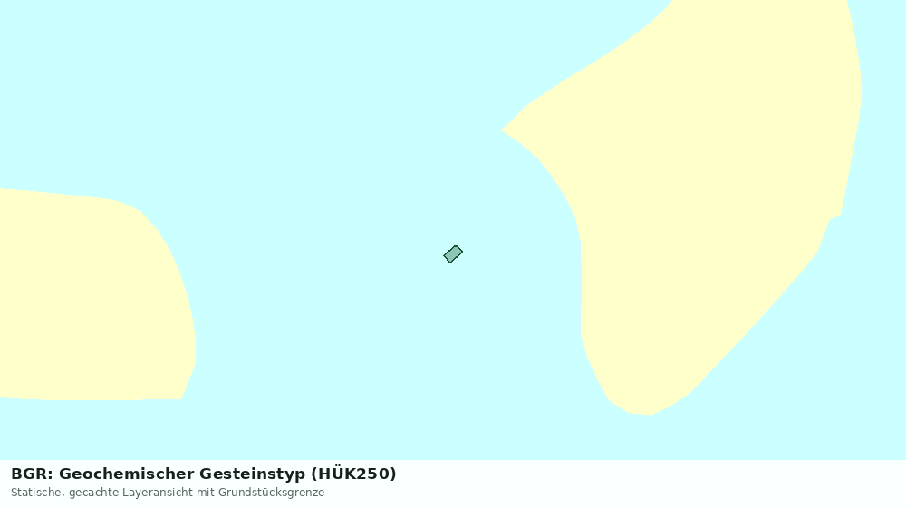 Statische Kartenansicht: BGR: Geochemischer Gesteinstyp (HÜK250)