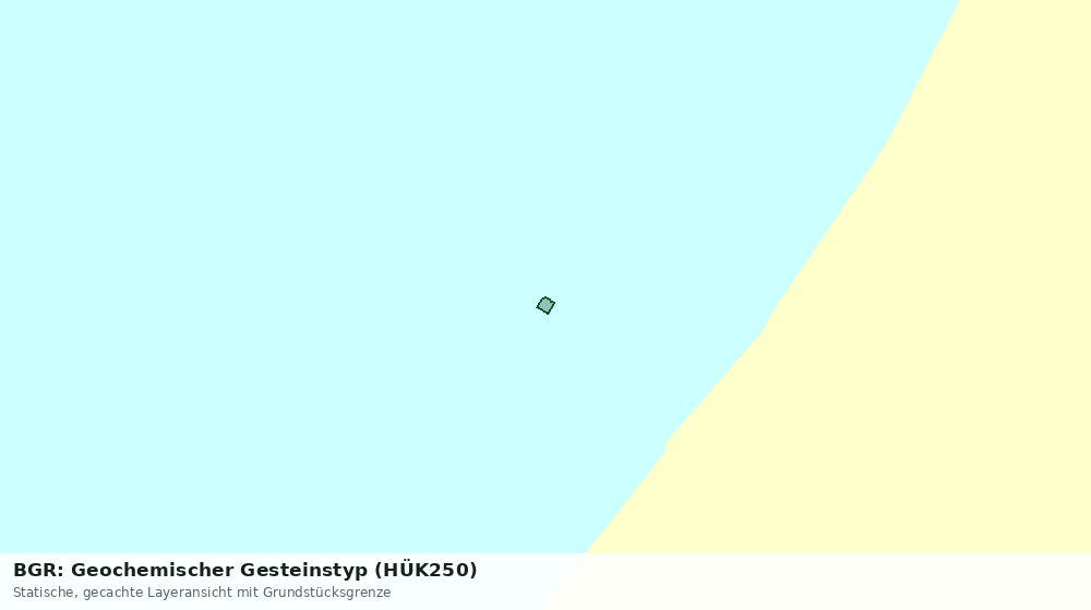 Statische Kartenansicht: BGR: Geochemischer Gesteinstyp (HÜK250)