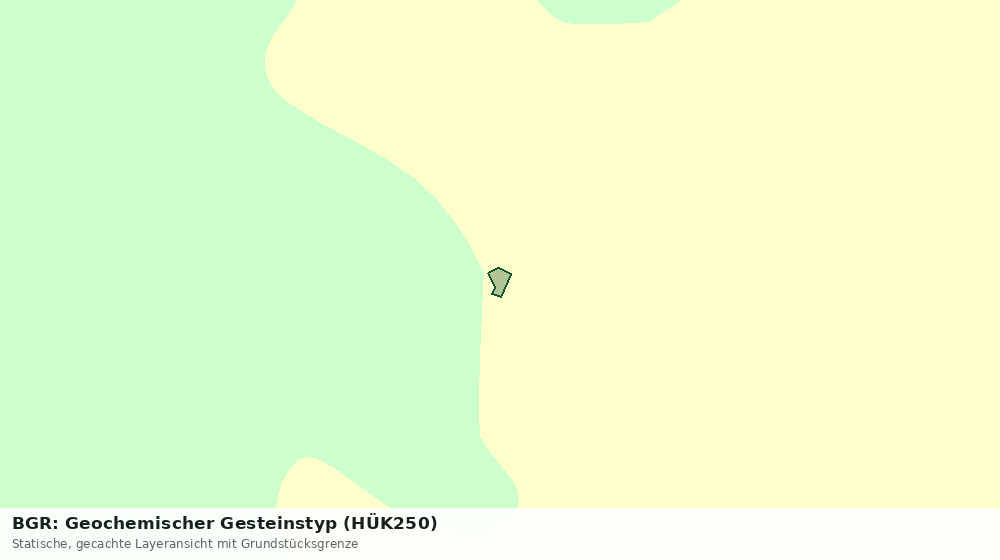 Statische Kartenansicht: BGR: Geochemischer Gesteinstyp (HÜK250)