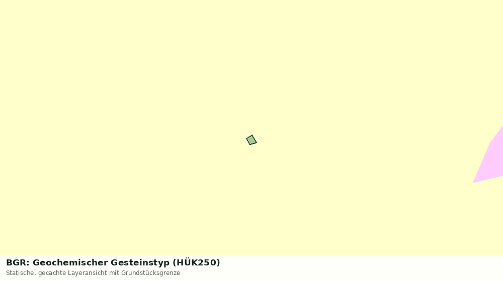 Statische Kartenansicht: BGR: Geochemischer Gesteinstyp (HÜK250)
