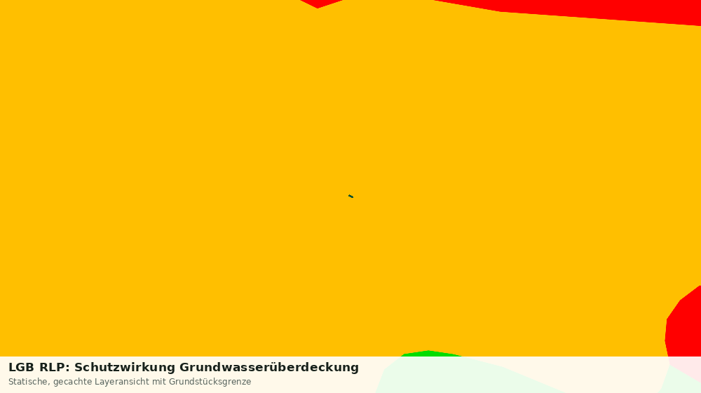 Statische Kartenansicht: LGB RLP: Schutzwirkung Grundwasserüberdeckung