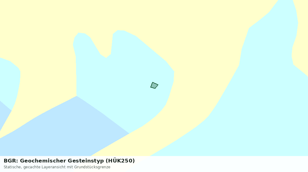 Statische Kartenansicht: BGR: Geochemischer Gesteinstyp (HÜK250)