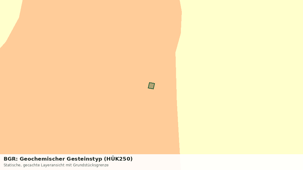 Statische Kartenansicht: BGR: Geochemischer Gesteinstyp (HÜK250)