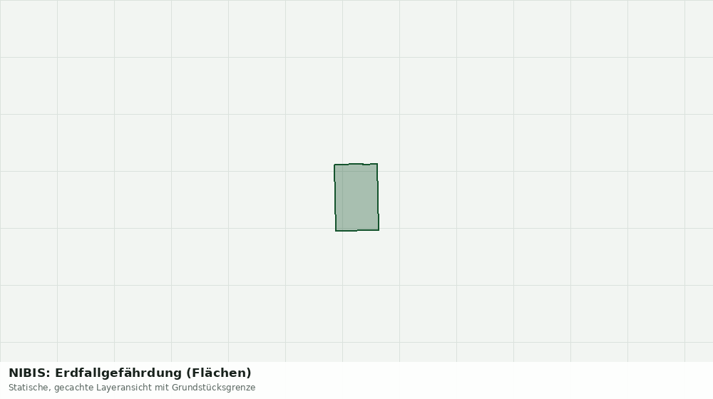 Statische Kartenansicht: NIBIS: Erdfallgefährdung (Flächen)