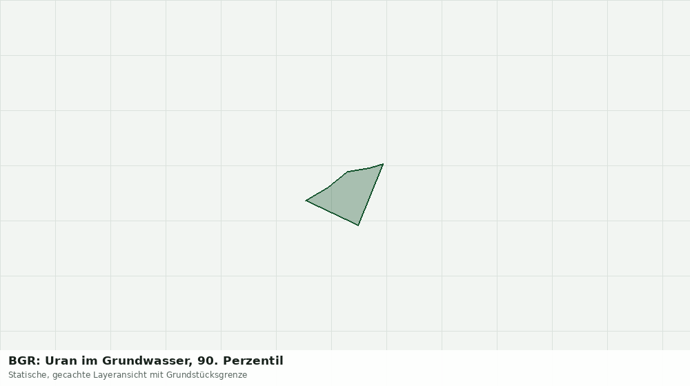 Statische Kartenansicht: BGR: Uran im Grundwasser, 90. Perzentil