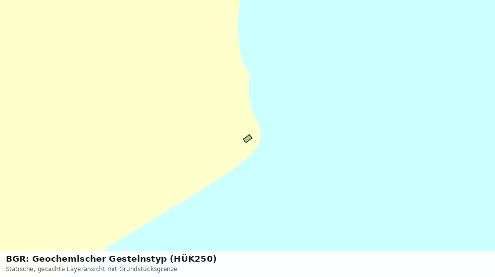 Statische Kartenansicht: BGR: Geochemischer Gesteinstyp (HÜK250)