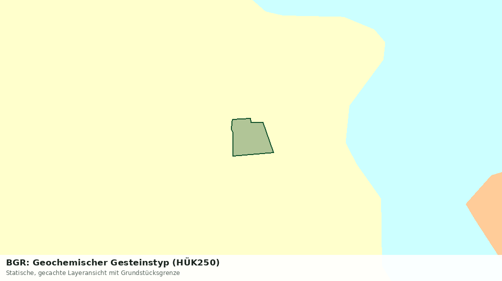 Statische Kartenansicht: BGR: Geochemischer Gesteinstyp (HÜK250)