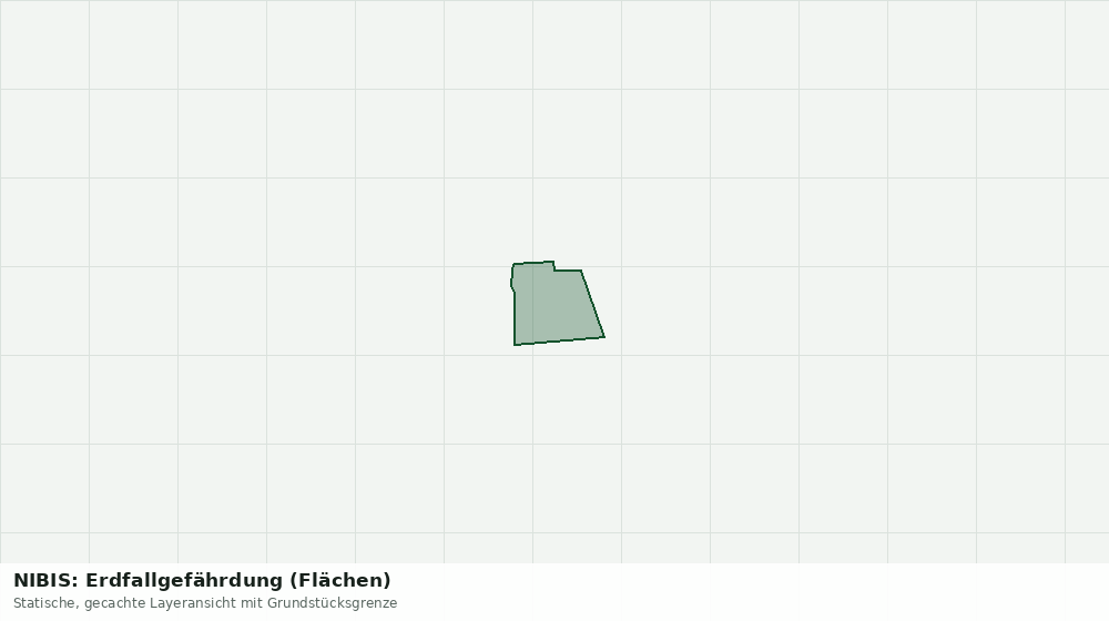Statische Kartenansicht: NIBIS: Erdfallgefährdung (Flächen)