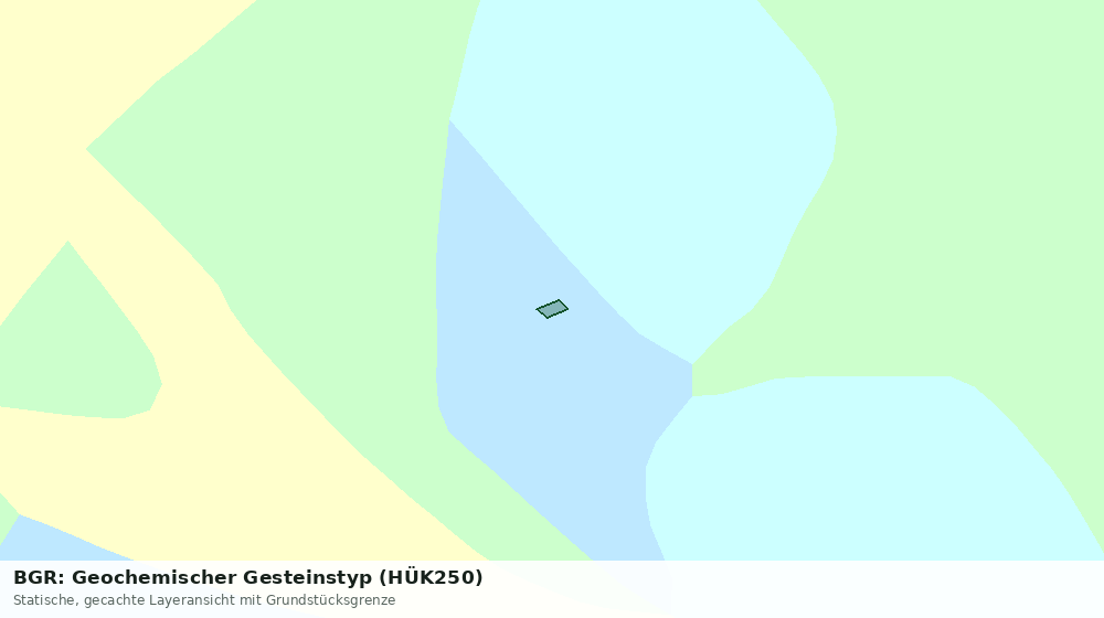 Statische Kartenansicht: BGR: Geochemischer Gesteinstyp (HÜK250)