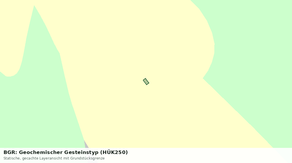 Statische Kartenansicht: BGR: Geochemischer Gesteinstyp (HÜK250)