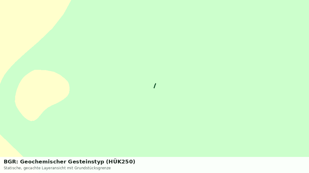 Statische Kartenansicht: BGR: Geochemischer Gesteinstyp (HÜK250)
