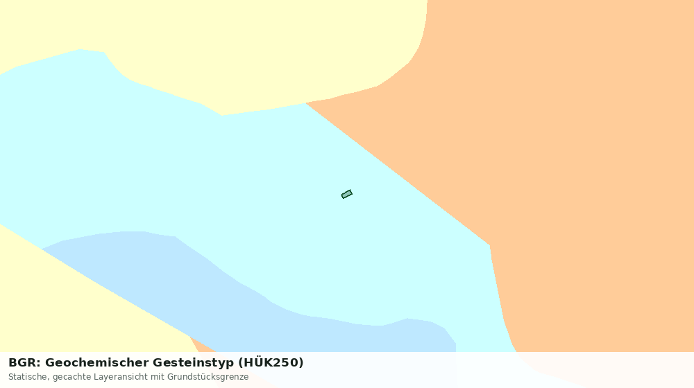 Statische Kartenansicht: BGR: Geochemischer Gesteinstyp (HÜK250)