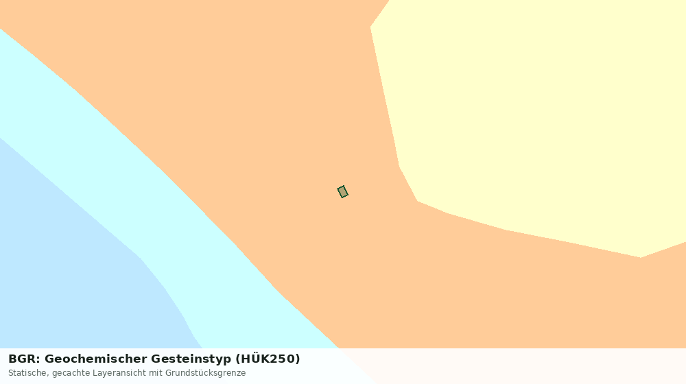 Statische Kartenansicht: BGR: Geochemischer Gesteinstyp (HÜK250)
