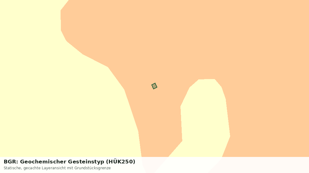 Statische Kartenansicht: BGR: Geochemischer Gesteinstyp (HÜK250)